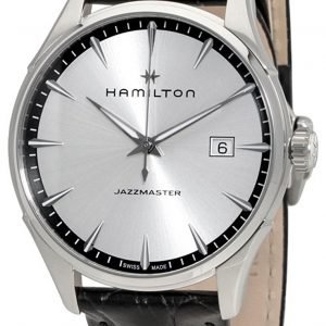 Hamilton Jazzmaster H32451751 Kello Hopea / Nahka