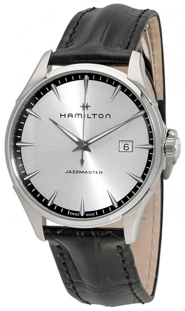 Hamilton Jazzmaster H32451751 Kello Hopea / Nahka