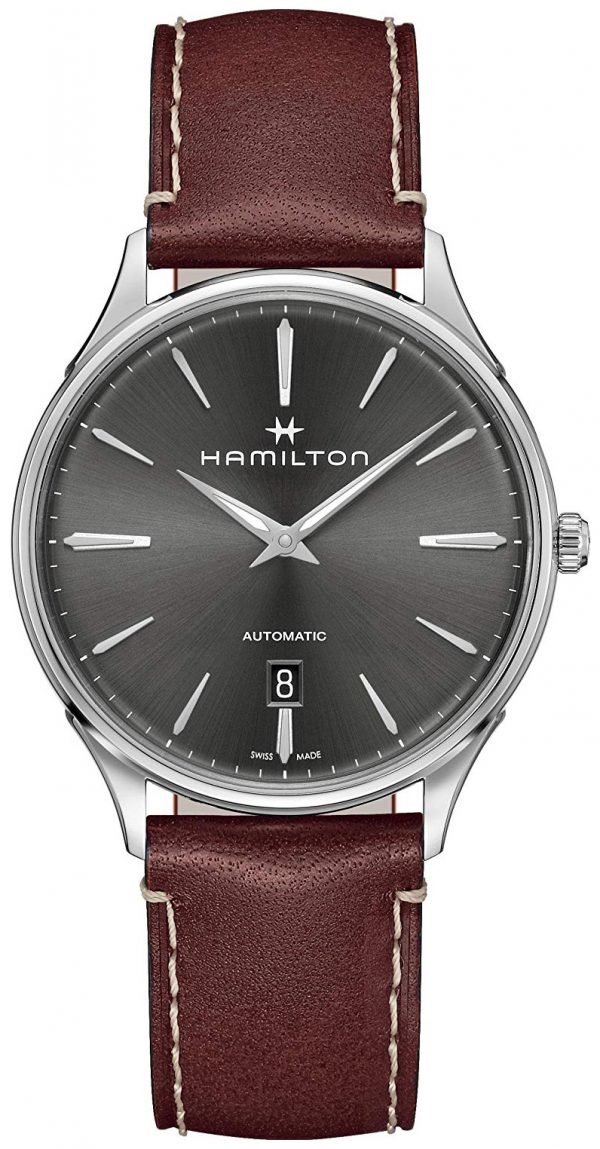 Hamilton Jazzmaster H38525881 Kello Harmaa / Nahka