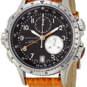 Hamilton Khaki Eto H77612933 Kello Musta / Nahka