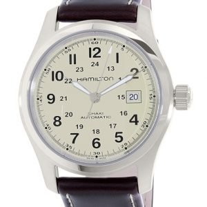 Hamilton Khaki Field Automatic H70555523 Kello Beige / Nahka