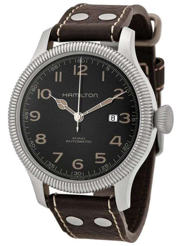 Hamilton Khaki Field H60515533 Kello Musta / Nahka