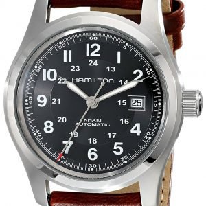 Hamilton Khaki Field H7055533 Kello Musta / Nahka