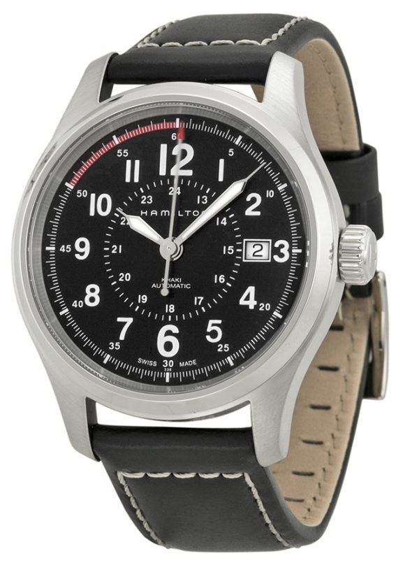 Hamilton Khaki Field H70595733 Kello Musta / Nahka