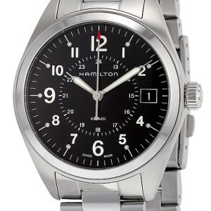 Hamilton Khaki H68551933 Kello Musta / Teräs