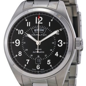 Hamilton Khaki H70505133 Kello Musta / Teräs