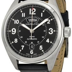 Hamilton Khaki H70505733 Kello Musta / Nahka