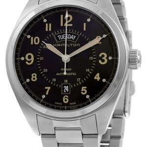 Hamilton Khaki H70505933 Kello Musta / Teräs