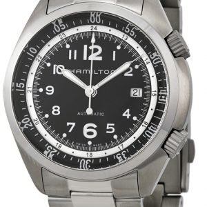 Hamilton Khaki H76455133 Kello Musta / Teräs