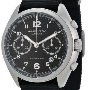 Hamilton Khaki H76456435 Kello Musta / Tekstiili