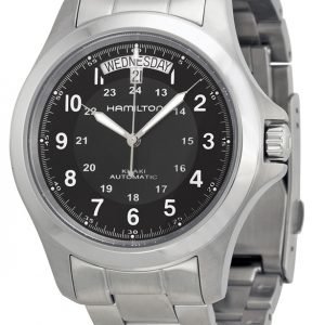 Hamilton Khaki King H64455133 Kello Musta / Teräs