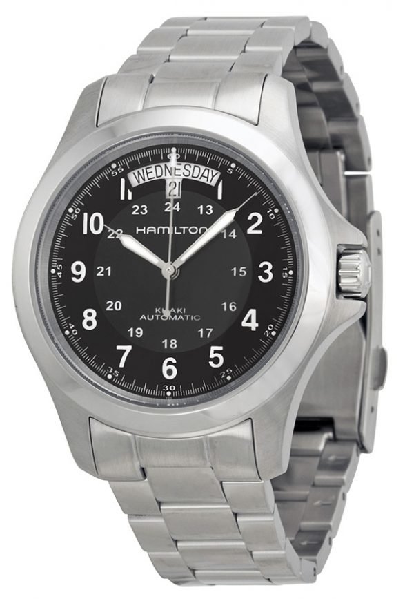 Hamilton Khaki King H64455133 Kello Musta / Teräs