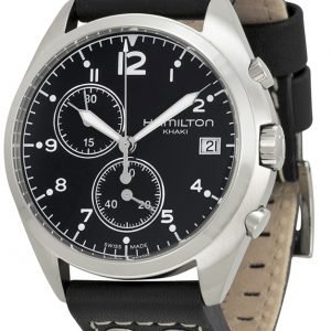 Hamilton Khaki Pioneer H76512733 Kello Musta / Nahka