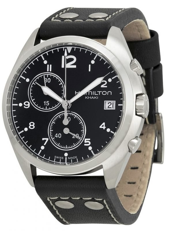 Hamilton Khaki Pioneer H76512733 Kello Musta / Nahka