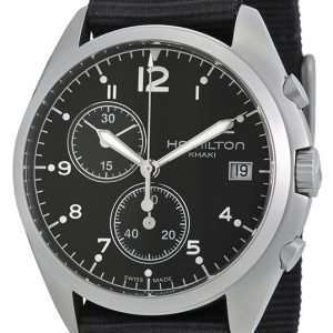 Hamilton Khaki Pioneer H76552433 Kello Musta / Tekstiili