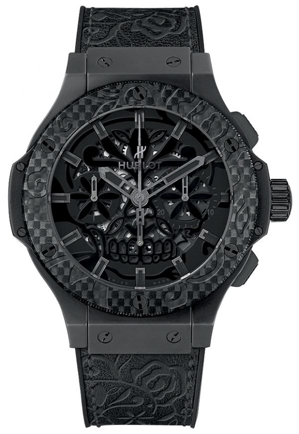 Hublot Big Bang 44.5mm 311.Cq.1110.Vr.Fdk15 Kello Musta / Nahka