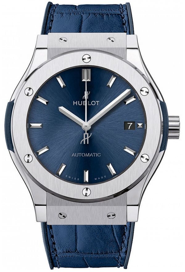 Hublot Classic Fusion 511.Nx.7170.Lr Kello Sininen / Nahka