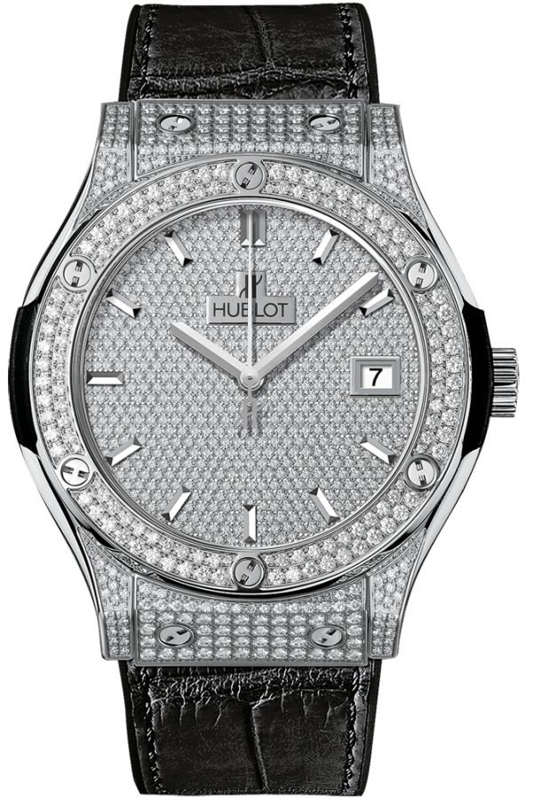 Hublot Classic Fusion 511.Nx.9010.Lr.1704 Kello Hopea / Nahka