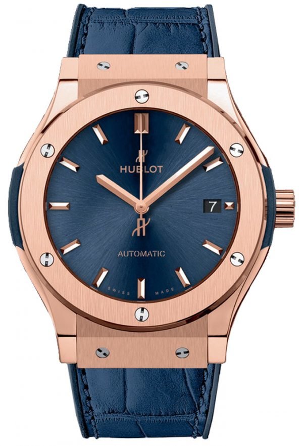 Hublot Classic Fusion 511.Ox.7180.Lr Kello Sininen / Nahka