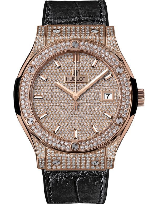 Hublot Classic Fusion 511.Ox.9010.Lr.1704 Kello Kulta / Nahka