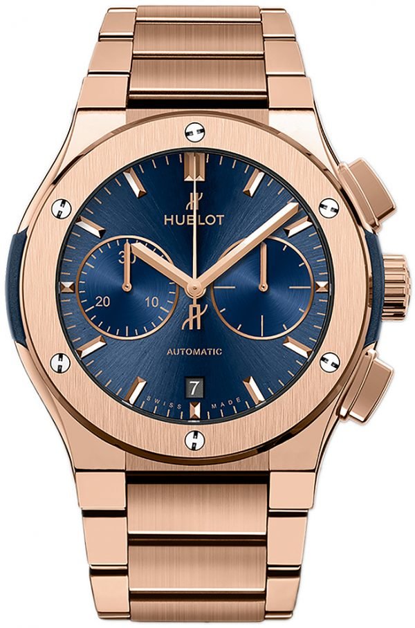 Hublot Classic Fusion 520.Ox.7180.Ox Kello Sininen / 18k