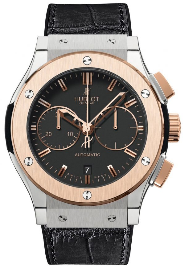 Hublot Classic Fusion 521.No.1181.Lr Kello Musta / Nahka