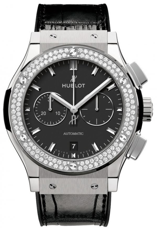 Hublot Classic Fusion 521.Nx.1171.Lr.1104 Kello Musta / Nahka