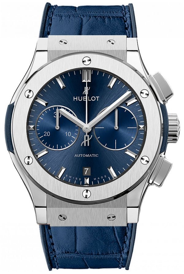 Hublot Classic Fusion 521.Nx.7170.Lr Kello Sininen / Nahka