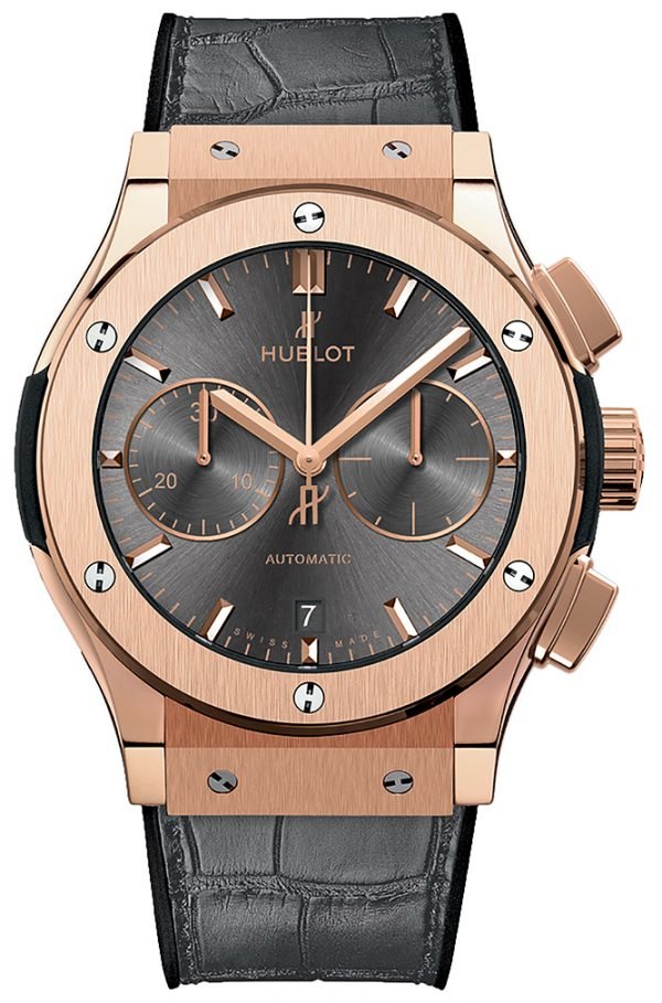 Hublot Classic Fusion 521.Ox.7081.Lr Kello Harmaa / Nahka