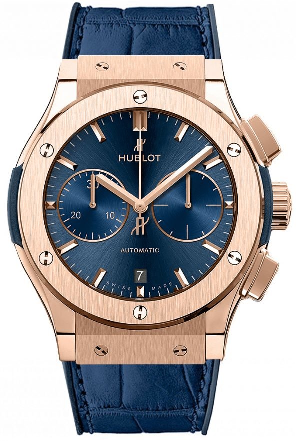 Hublot Classic Fusion 521.Ox.7180.Lr Kello Sininen / Nahka