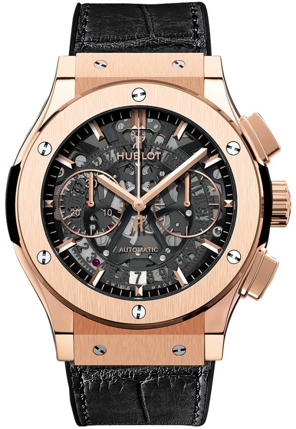 Hublot Classic Fusion 525.Ox.0180.Lr Kello Musta / Nahka