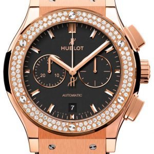 Hublot Classic Fusion 541.Ox.1181.Lr.1104 Kello Musta / Nahka