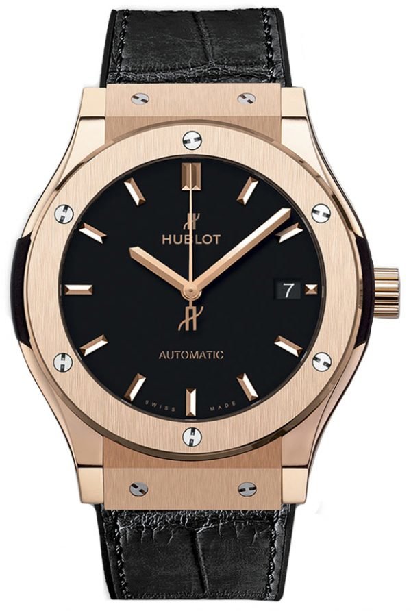 Hublot Classic Fusion 542.Ox.1181.Lr Kello Musta / Nahka