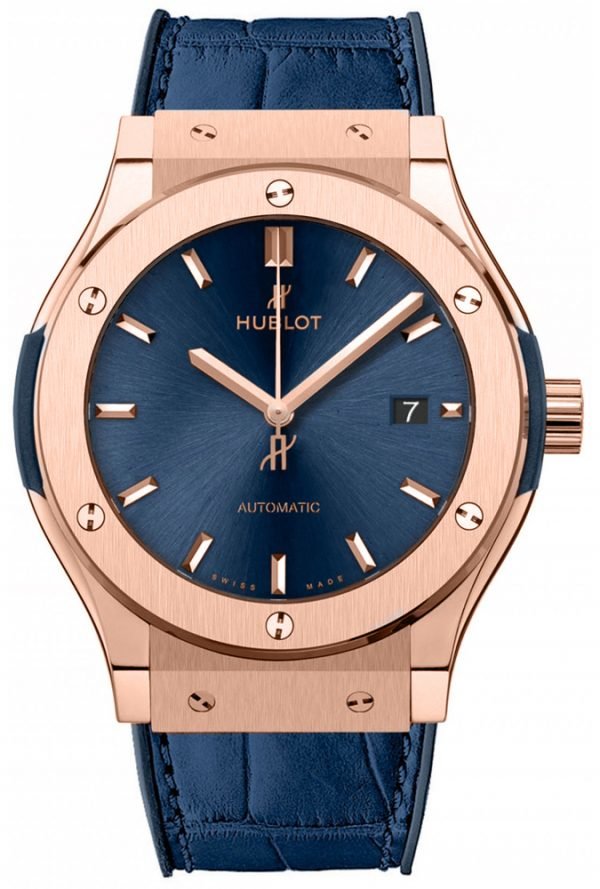 Hublot Classic Fusion 542.Ox.7180.Lr Kello Sininen / Nahka