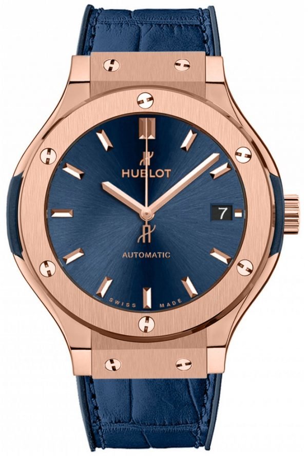 Hublot Classic Fusion 565.Ox.7180.Lr Kello Sininen / Nahka