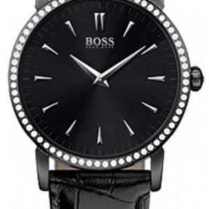 Hugo Boss 1502303 Kello Musta / Nahka