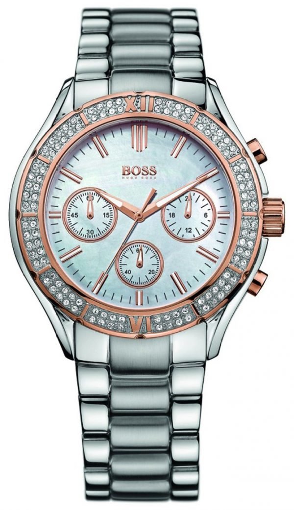 Hugo Boss 1502334 Kello Valkoinen / Teräs