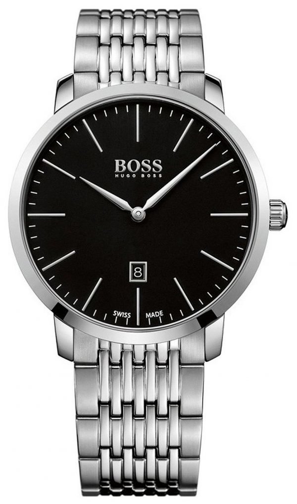 Hugo Boss 1513259 Kello Musta / Teräs