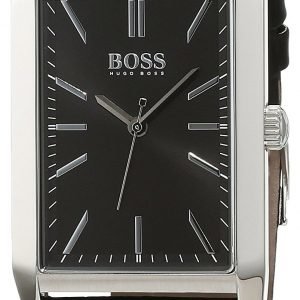 Hugo Boss 1513479 Kello Musta / Nahka