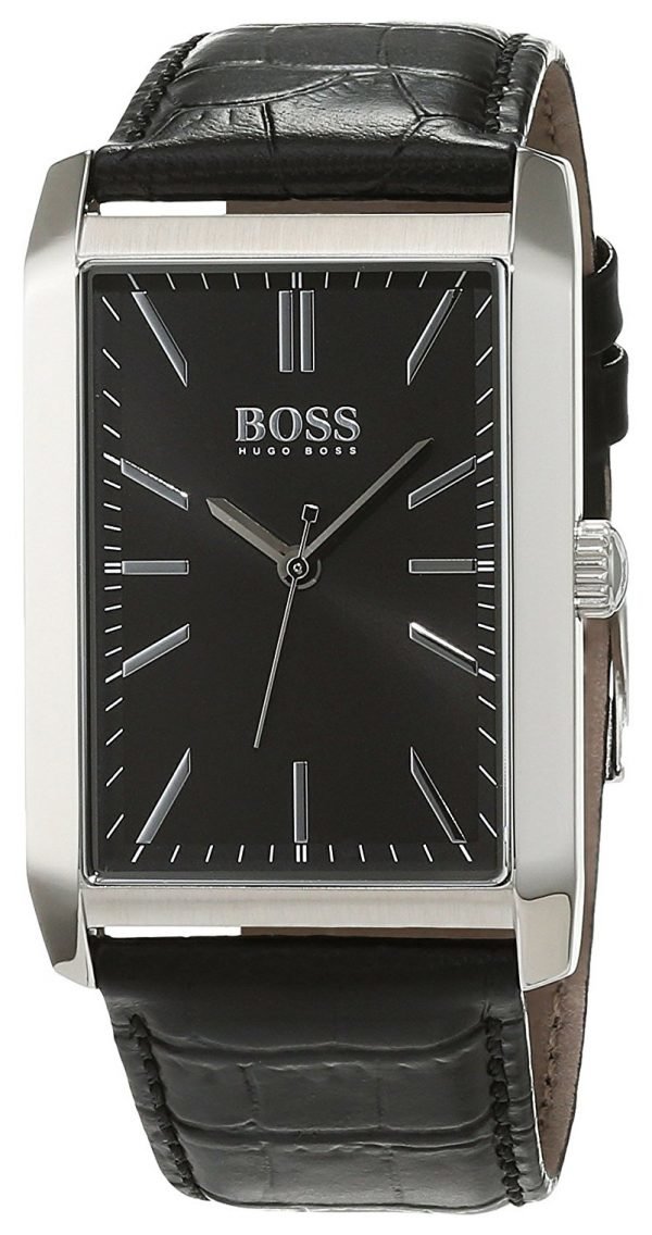 Hugo Boss 1513479 Kello Musta / Nahka