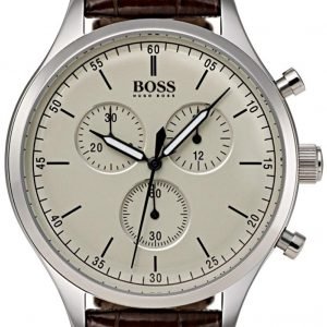 Hugo Boss 1513544 Kello Beige / Nahka