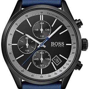 Hugo Boss 1513563 Kello Musta / Nahka