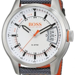 Hugo Boss 1550015 Kello Valkoinen / Nahka