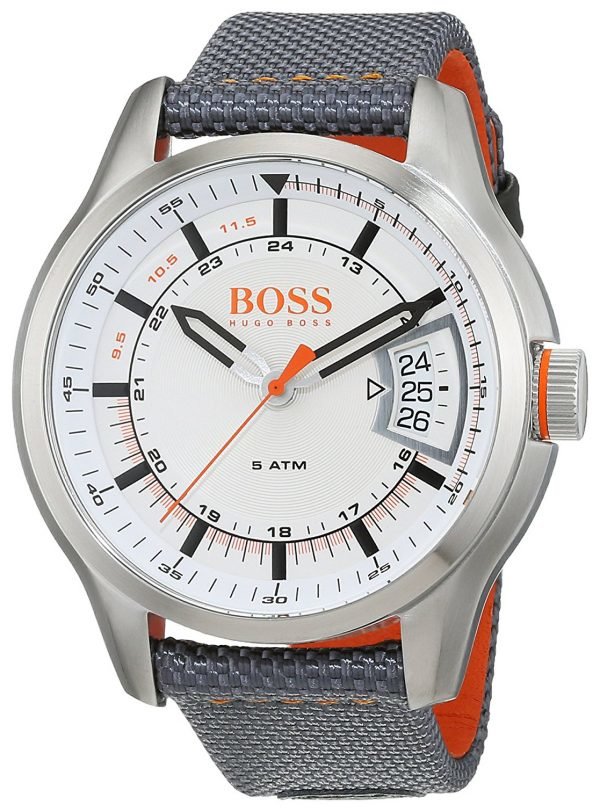 Hugo Boss 1550015 Kello Valkoinen / Nahka