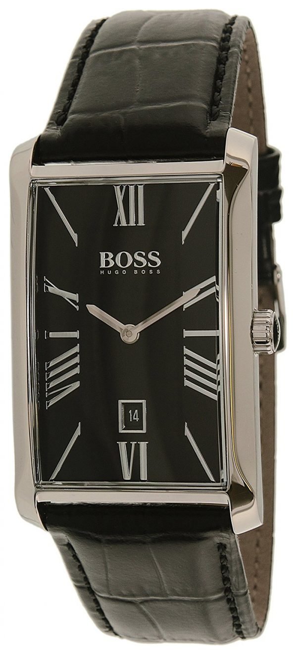 Hugo Boss Admiral 1513437 Kello Musta / Nahka