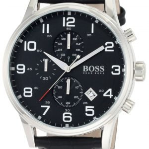 Hugo Boss Aeroliner 1512448 Kello Musta / Nahka