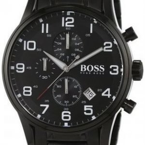 Hugo Boss Aeroliner 1513180 Kello Musta / Teräs