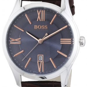 Hugo Boss Ambassador 1513041 Kello Harmaa / Nahka