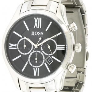 Hugo Boss Ambassador 1513196 Kello Musta / Teräs