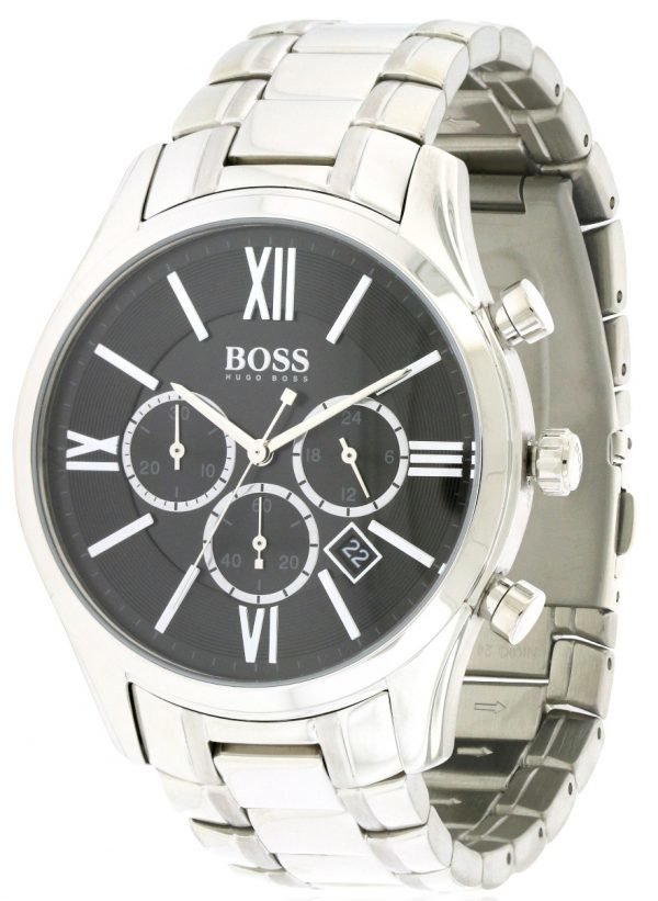 Hugo Boss Ambassador 1513196 Kello Musta / Teräs